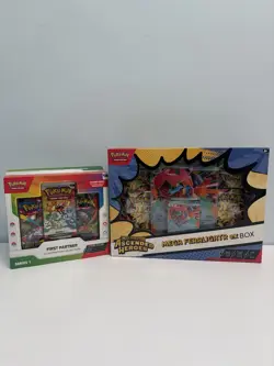 Pokemon TCG Ascended Heroes Ex Box Feraligatr And First Partner Box New Sealed - Image 1