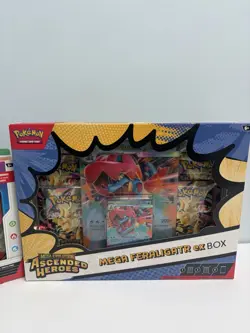 Pokemon TCG Ascended Heroes Ex Box Feraligatr And First Partner Box New Sealed - Image 2
