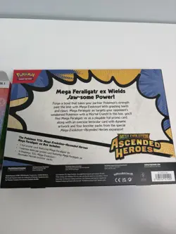 Pokemon TCG Ascended Heroes Ex Box Feraligatr And First Partner Box New Sealed - Image 5