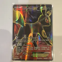 Pokemon Umbreon EX Ultra Rare Full Art Holo Fates Collide 119/124 - Image 1