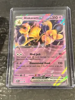 Alakazam ex (Error No Star Pattern) Pokemon BLACK STAR Promo #050 Holo - Image 1