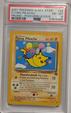 Pokemon Flying Pikachu Wotc Promo #25 PSA 6 2001 English Regular - Image 1