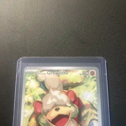 Pokemon Hisuian Growlithe 181/167 SV06: Twilight Masquerade Illustration Rare - Image 2