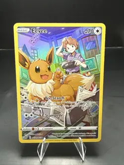 Pokemon Eevee Ultra Rare SWSH09: Brilliant Stars Trainer Gallery TG11/TG30 - Image 2