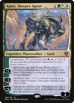 MTG - Ajani, Sleeper Agent - Dominaria United - X1 - (LP) - - Image 1