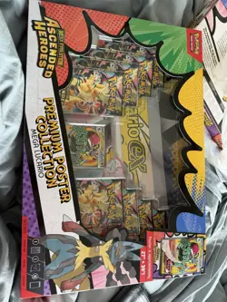 Pokemon Ascended Heroes Mega Evolution Premium Poster Collection Box Lucario - Image 1