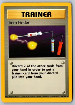 Pokemon: Item Finder Rare Base Set 074/102 LP+ - Image 1