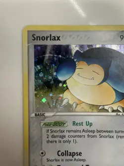 Pokemon TCG Snorlax #15/112 Fire Red & Leaf Green Holo - Image 2