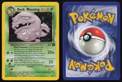 Dark Weezing 14/82 Unlimited Holo Rare Team Rocket Pokemon LP - Image 3