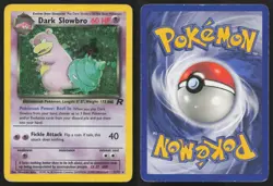 Dark Slowbro 12/82 Unlimited Holo Rare Team Rocket Pokemon English HP - Image 3