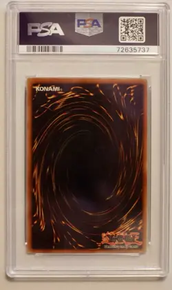 Yu-Gi-Oh! Darkfire Dragon Legend of Blue Eyes 1st Ed PSA 9 Rare LOB-019 - Image 2