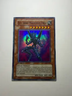 Yugioh - Evil Hero Malicious Edge - Super - 1st - GLAS-EN003 - LPMP - Image 1