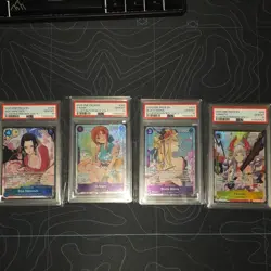 2025 One Piece Card Game Vol.1 & Vol.2 Foil PSA10 Squential Set! - Image 1