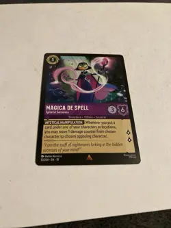 Disney Lorcana Whispers in the Well Magica De Spell Spiteful Sorceress 52/204 NM - Image 1