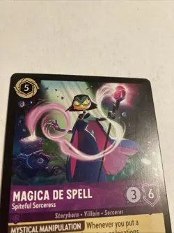 Disney Lorcana Whispers in the Well Magica De Spell Spiteful Sorceress 52/204 NM - Image 3