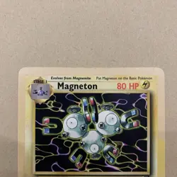 Magneton Fossil 26/62 Rare Unlimited Pokemon Card LP (read description) - Image 2