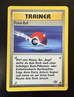 Poke-Ball German Pokemon Card - Jungle 64/64 (1999) Common Pokemon TCG - Image 1