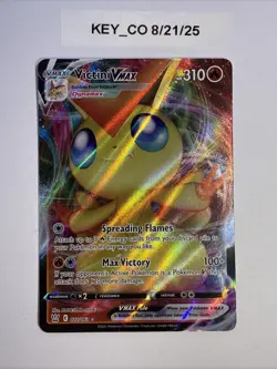 Victini VMAX 022/163SWSH05: Battle Styles Holo Card Near Mint Condition - Image 1