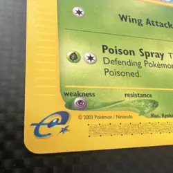 Pokemon Zubat Skyridge Common Regular 118/144 Basic 50 HP 2003 Card - Image 3