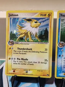 Jolteon, Flareon, Vaporeon Holo 3 Card Lot Pokemon Pop Series 3 (MP) - Image 2