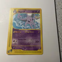 Pokemon Espeon Aquapolis Card 11/147 Regular Rare - Image 1
