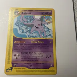 Pokemon Espeon Aquapolis Card 11/147 Regular Rare - Image 2