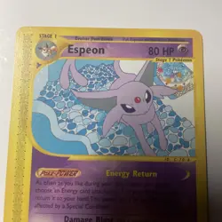Pokemon Espeon Aquapolis Card 11/147 Regular Rare - Image 4