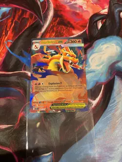 Mega Charizard Y ex - 022/217 Ascended Heroes Pokemon TCG Holo Double Rare Card - Image 1