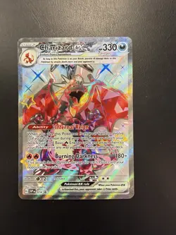 Pokemon TCG Charizard EX 74 Black Star Promo Card Mint Condition - Image 1
