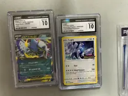Lot (2) Pokemon CGC 10 Cards Lugia Vivid Prerelease stamped + MEag Absol - Image 1