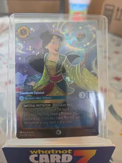 Mulan Considerate Diplomat Enchanted Holo Card 235/204 - Image 1