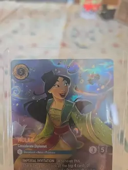 Mulan Considerate Diplomat Enchanted Holo Card 235/204 - Image 4