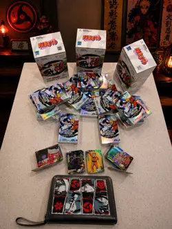 Naruto English Kayou Trading Cards. Series 1, 2 & 3 W/ Naruto Card Binder. - Image 2