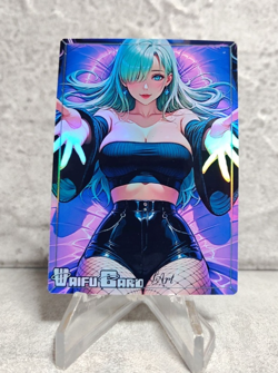 Elizabeth Trading Card Waifu Goddess Story Anime Girl holo Karte Manga Full Art - Image 1