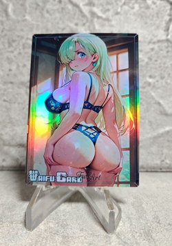Elizabeth Trading Card Waifu Goddess Story Anime Girl holo Karte Manga Full Art - Image 1
