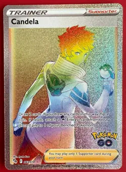 Pokemon Card TCG - Candela 083/078 - Pokemon GO - Rainbow Secret Rare - NM ⭐ - Image 1