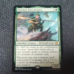 Gwenna, Eyes of Gaea The Brothers' War Rare Legendary Creature Green 185 EN - Image 1