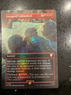 MTG ~ Isengard Unleashed ~ Borderless Foil LotR: Tales of Middle Earth - Image 1