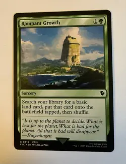 Rampant Growth 313 C Normal FIC MTG NM - Image 1