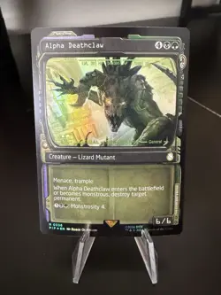 Alpha Deathclaw (Showcase) Universes Beyond: Fallout Foil - Image 1