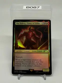 The Balrog, Flame Of Udin (0004) *FOIL* PROMO 2024 MTG NM/M - Image 1
