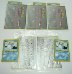 Lot of 5 Pokemon Promo Cards - Marill - Neo Genesis TCG Expansion #183 Water Gun - Image 1