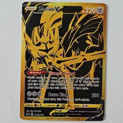 Pokemon TCG Zacian V SWSH076 & Zamazenta V SWSH077 Holo Promo Lot (2) - Image 3