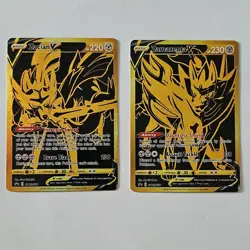 Pokemon TCG Zacian V SWSH076 & Zamazenta V SWSH077 Holo Promo Lot (2) - Image 5