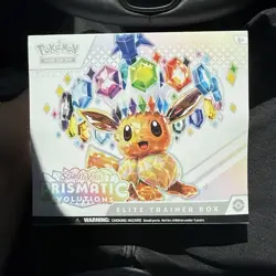 Pokemon Scarlet & Violet Prismatic Evolutions Elite Trainer Box Eevee *SEALED* - Image 1