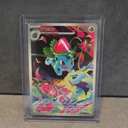 Pokemon Ivysaur 134/132 Illustration Rare Full Art Holo Stage 1 110 HP English - Image 1