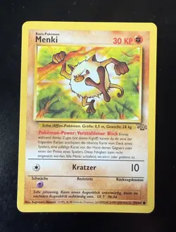 Menki (Mankey) #55/64 | Jungle (German) | Pokemon TCG-LP Regular Common - Image 1