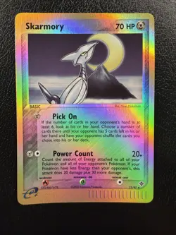 Skarmory 21/97 Ex Dragon Rare Reverse Holo Pokemon TCG LP - Image 1