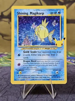 Shining Magikarp 66/64 Celebrations: Classic Collection Holo Pokemon NM - Image 1