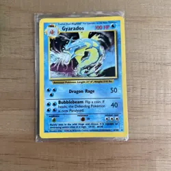 Pokemon TCG Gyarados Base Set 6/102 Holo Holo Rare - Image 1